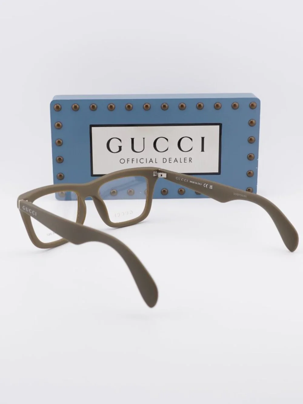 Gucci GG1933O 004 Square Eyeglasses 53mm - Military Green